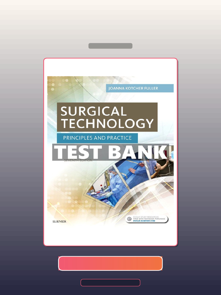 Surgical Technology Principles and Practice 7th Edition Fuller E-book ...