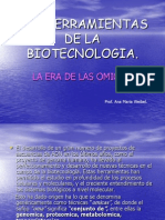 Las Herramientas de La Biotecnologia