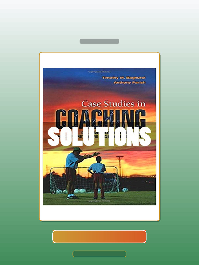 Case Studies in Coaching Dilemmas and Ethics in Competitive School ...