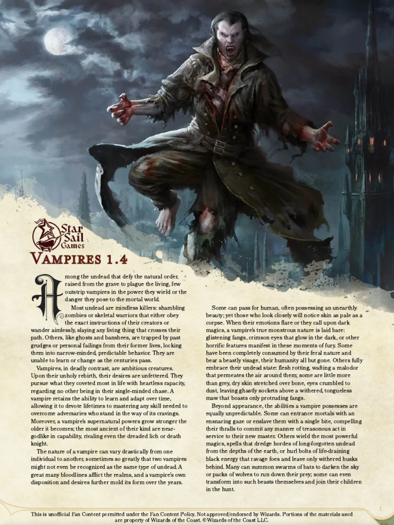 Understanding Vampire Powers and Weaknesses | PDF | Vampires