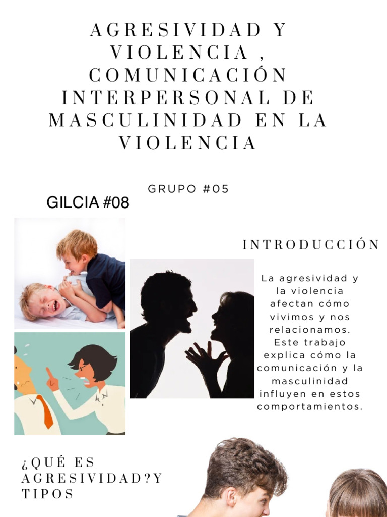 Agresividad y Masculinidad en la Violencia | PDF