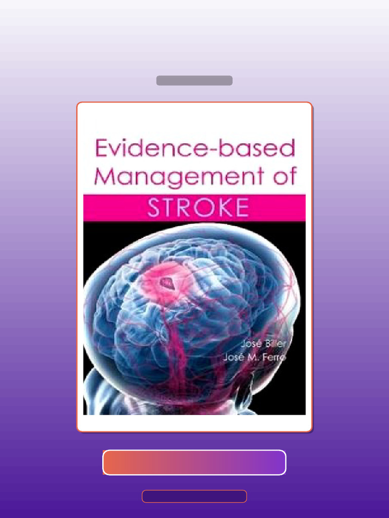 EvidenceBased Management of Stroke E-book Testbank Solutions | PDF