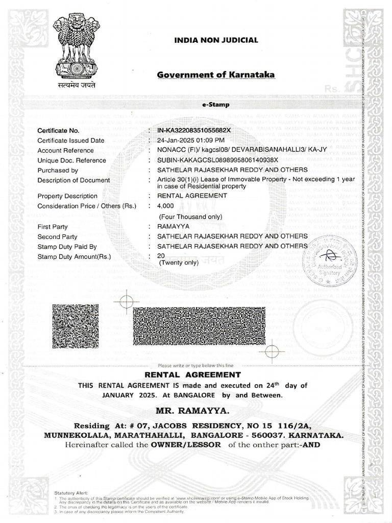 Rental Agreement for Residential Property | PDF | Leasehold Estate | Lease