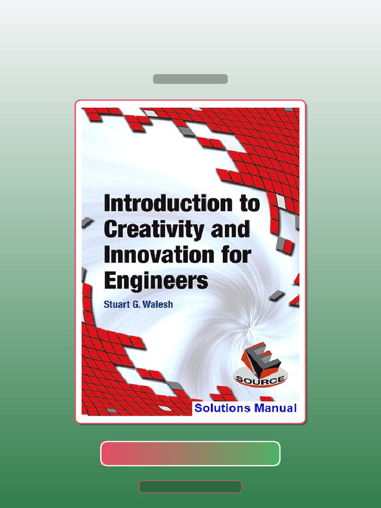 Introduction to Creativity and Innovation for Engineers 1st Edition ...