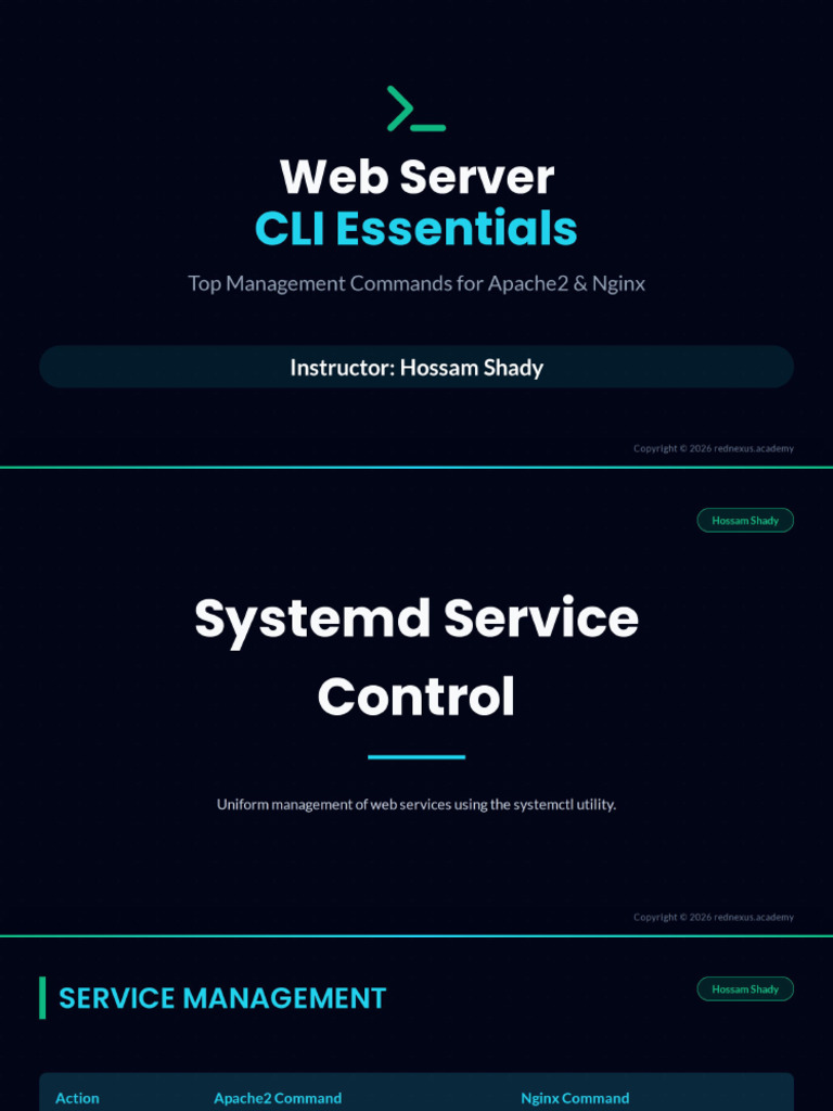 Web Server CLI Essentials | PDF