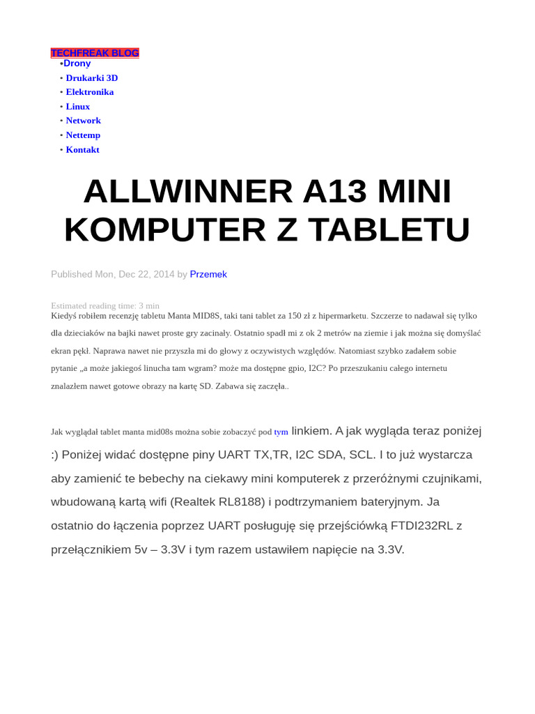 Allwinner Linux | PDF
