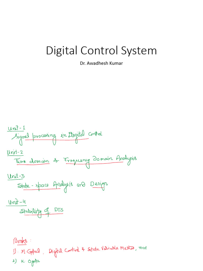 Digital Control System | PDF