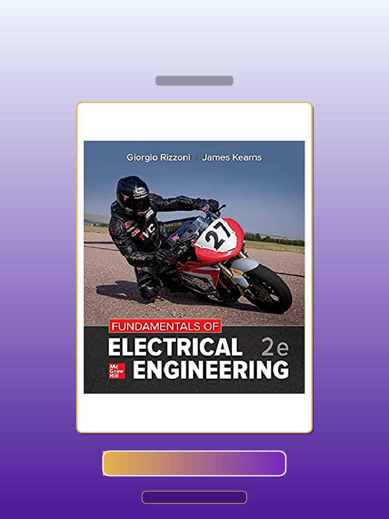 Fundamentals of Electrical Engineering 2nd Edition by Giorgio Rizzoni E ...
