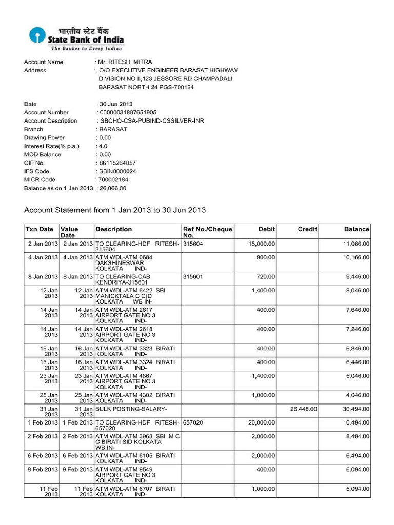 Bank Statement | PDF