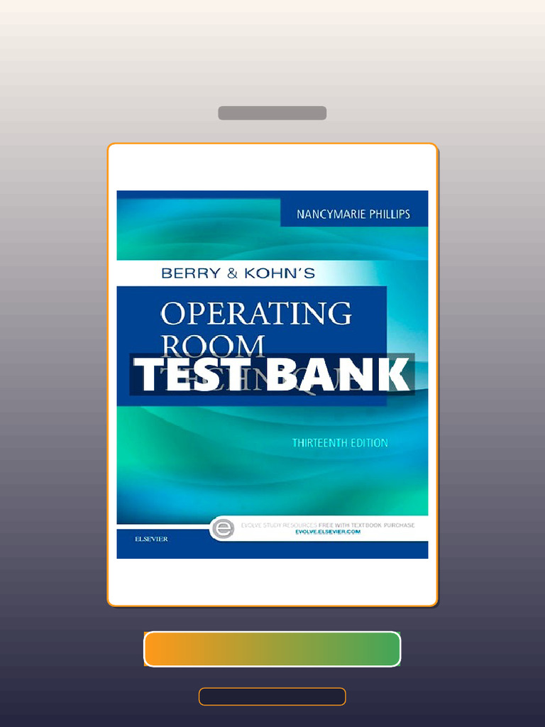 Berry Kohns Operating Room Technique 13th Edition Phillips E-book ...