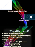 Acceptance Sampling 1
