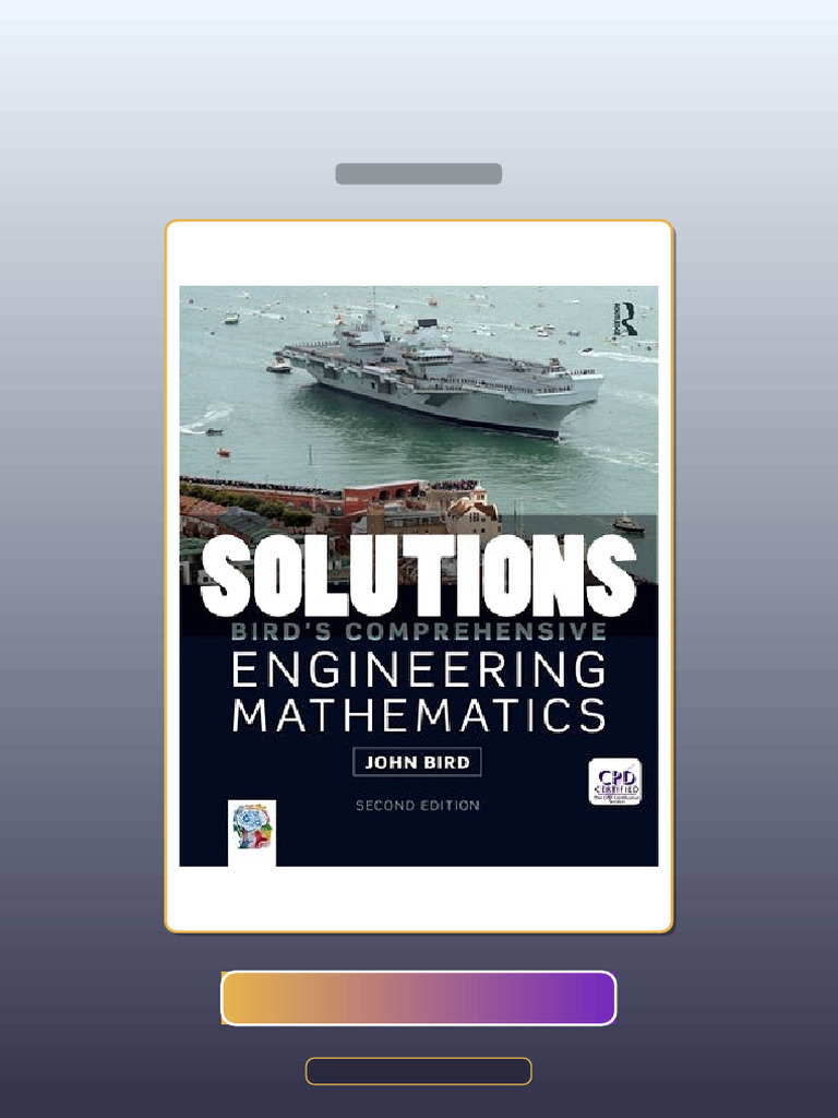 Birds Comprehensive Engineering Mathematics 2 Ed Bird E-book Testbank ...