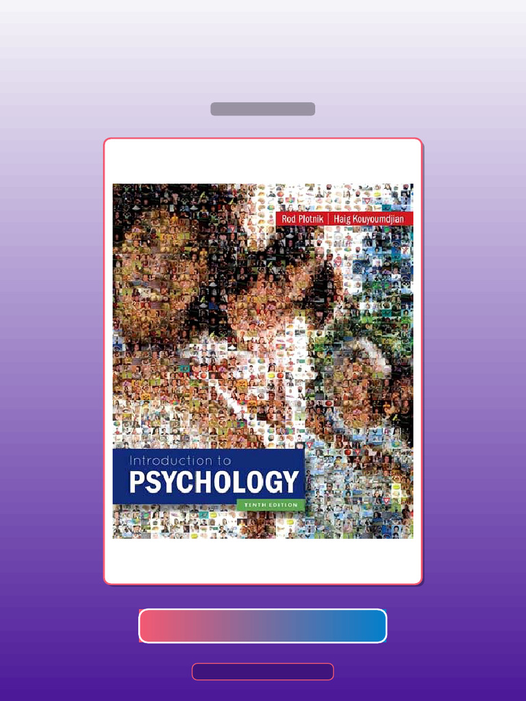 Downloadable Introduction to Psychology 10th Edition Plotnik E-book ...