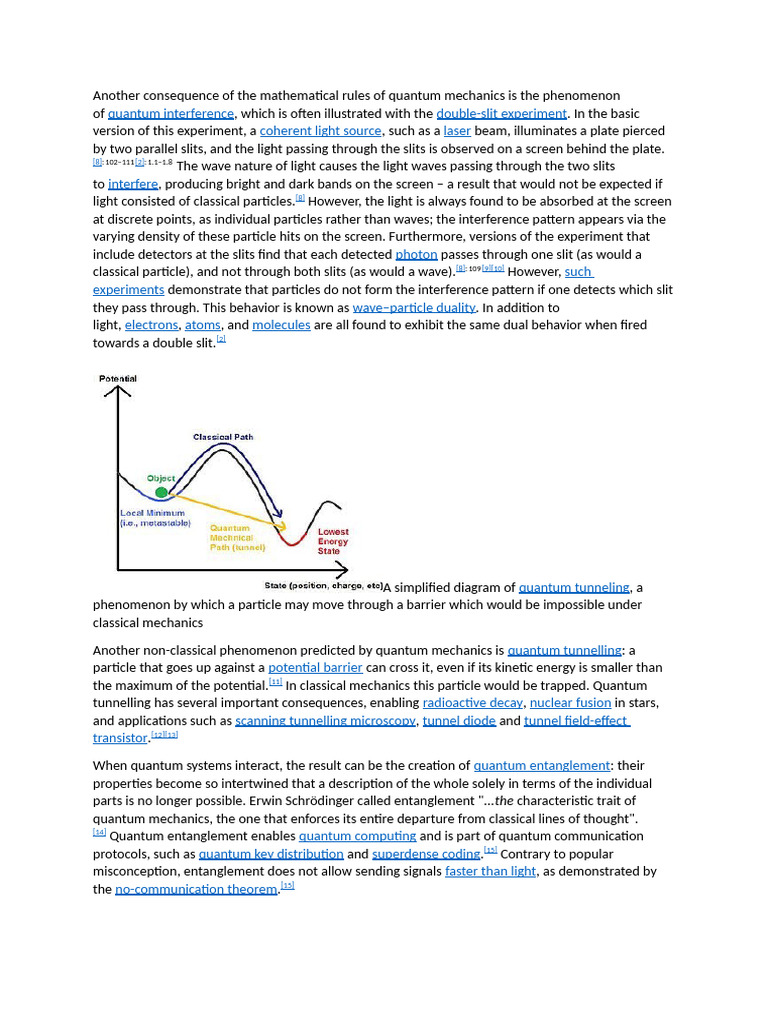 notes 2 | PDF | Quantum Mechanics | Quantum Tunnelling