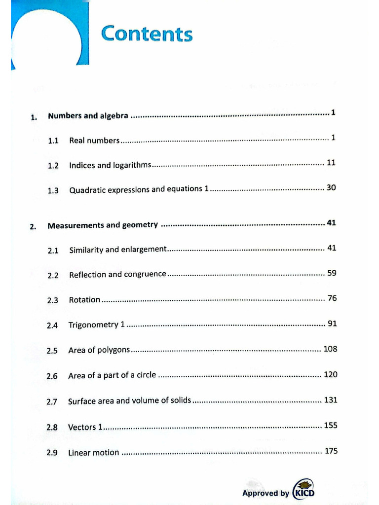 Mathematics Notes Grade 10 | PDF