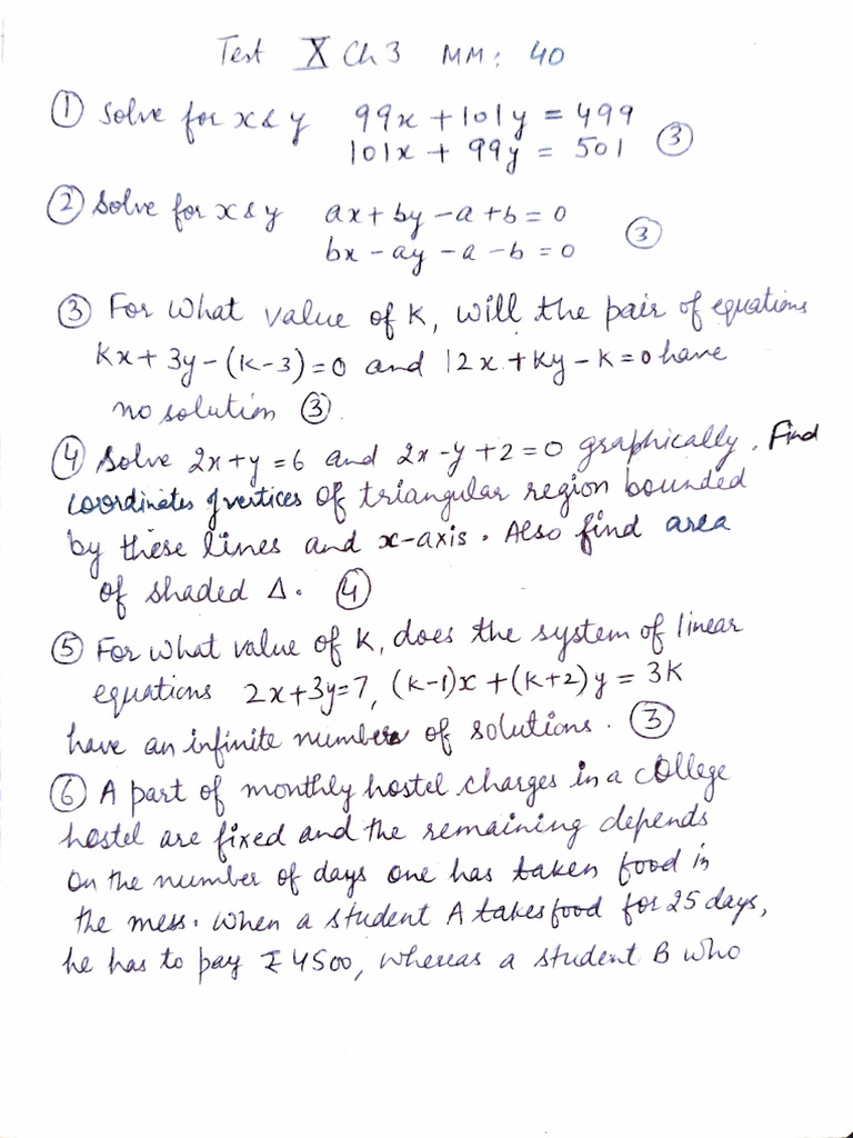 Algebraic Equations and Solutions Guide | PDF