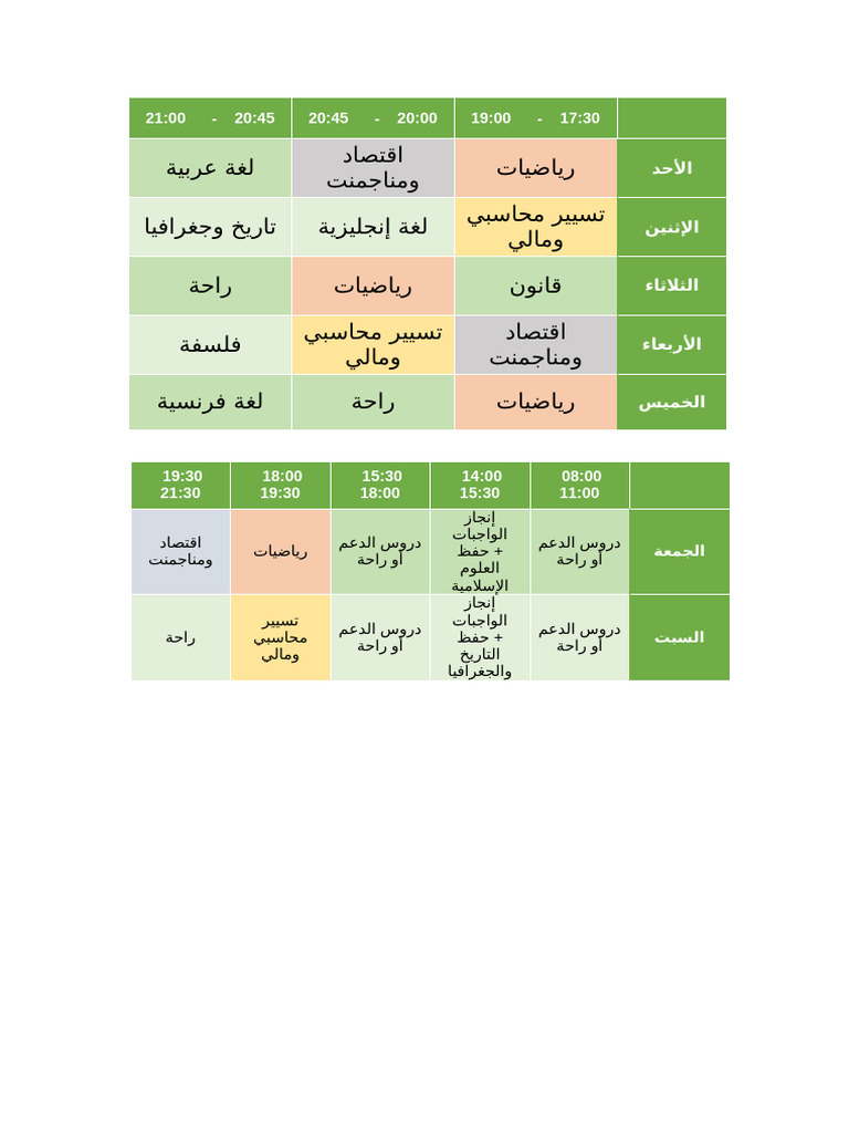 Programme Revision Bac Gestion | PDF