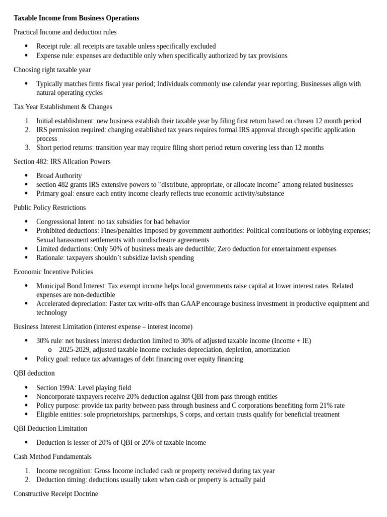 After Midterm Tax Notes | PDF | Tax Deduction | Taxes