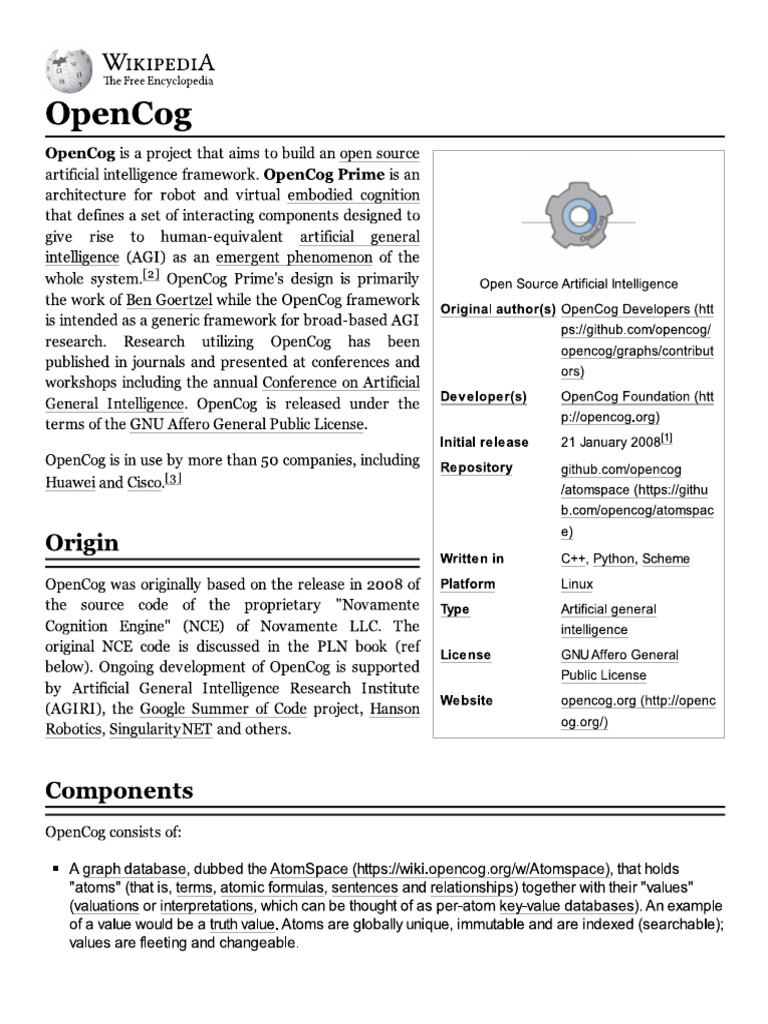Wiki OpenCog | PDF