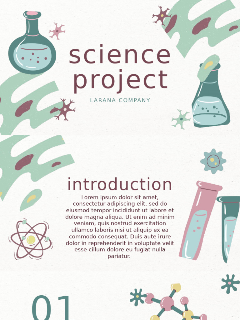 Green and Pink Doodle Hand Drawn Science Project Presentation | PDF