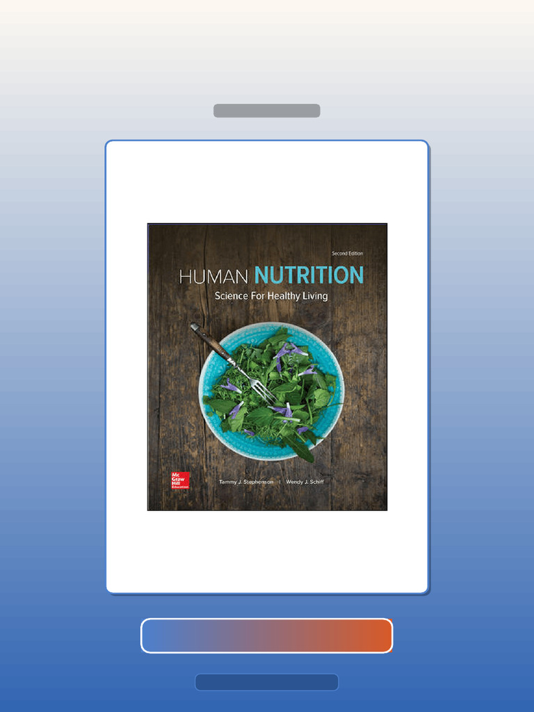 Human Nutrition Science for Healthy Living 2nd Edition by Tammy ...