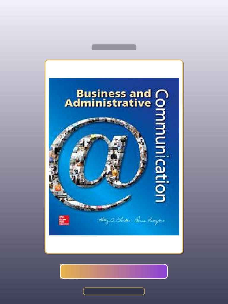Business and Administrative Communication 11th Edition by Locker E-book ...