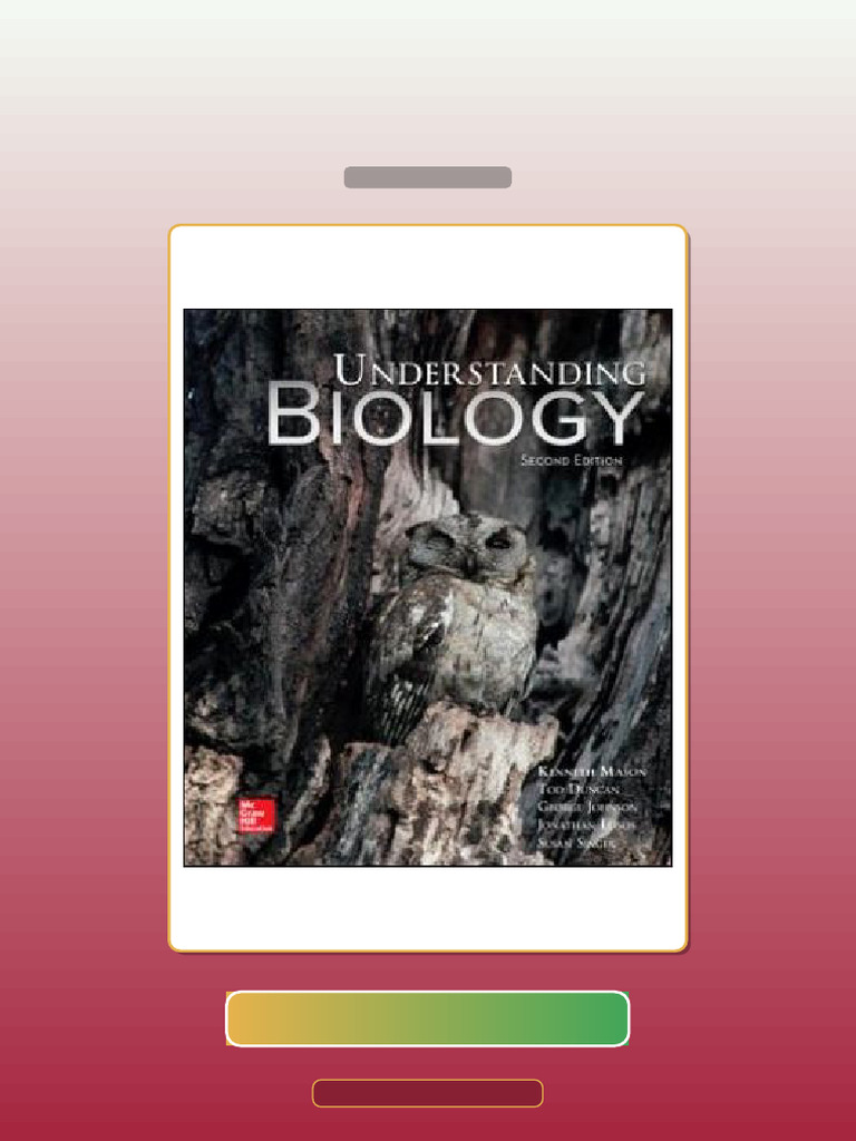 Understanding Biology 2nd Edition Kenneth Mason George Johnson Jonathan ...