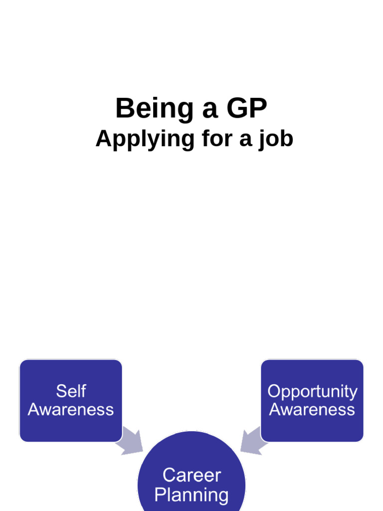 Applying for a New GP Job | PDF | Psychological Concepts | Cognitive ...