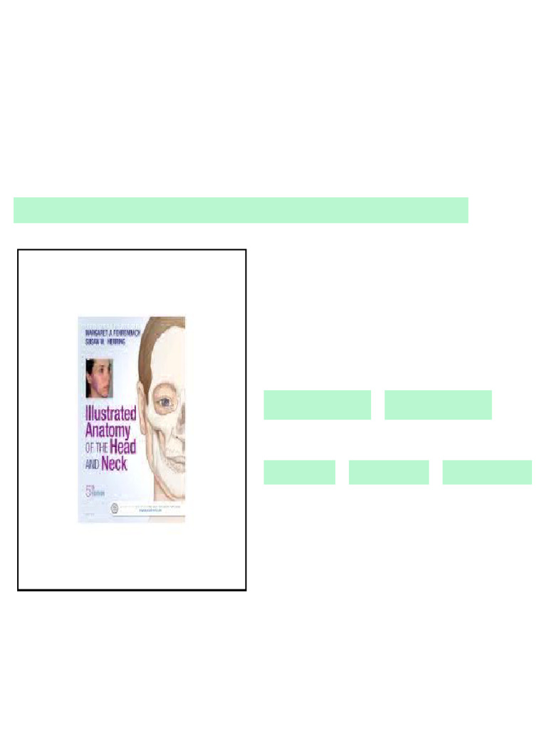 Test Bank for Illustrated Anatomy of the Head and Neck 5th Edition by ...