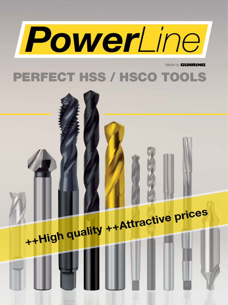 High-Quality HSS Tools for Machining | PDF | Building Materials ...