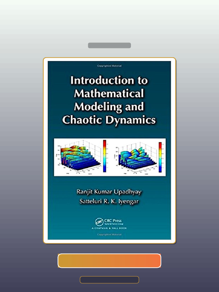Introduction to Mathematical Modeling and Chaotic Dynamics 1st Upadhyay ...