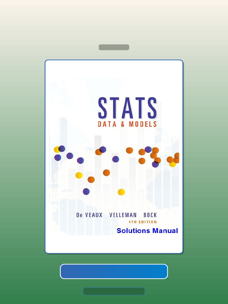 Stats Data and Models 4th Edition de Veaux E-book Testbank Solutions ...