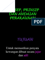 Konsep, Prinsip Dan Andaian Perakaunan