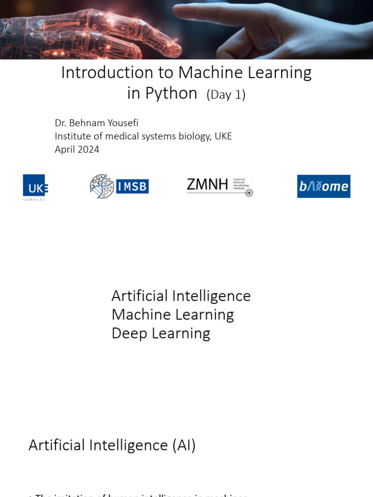 Machine Learning Basics in Python | PDF | Machine Learning | Artificial ...