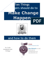 10 Things - Make Change Happen