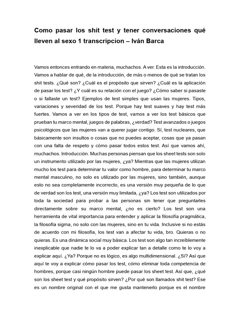 shit test 1 BigMateo | PDF | Verdad | Razonamiento deductivo