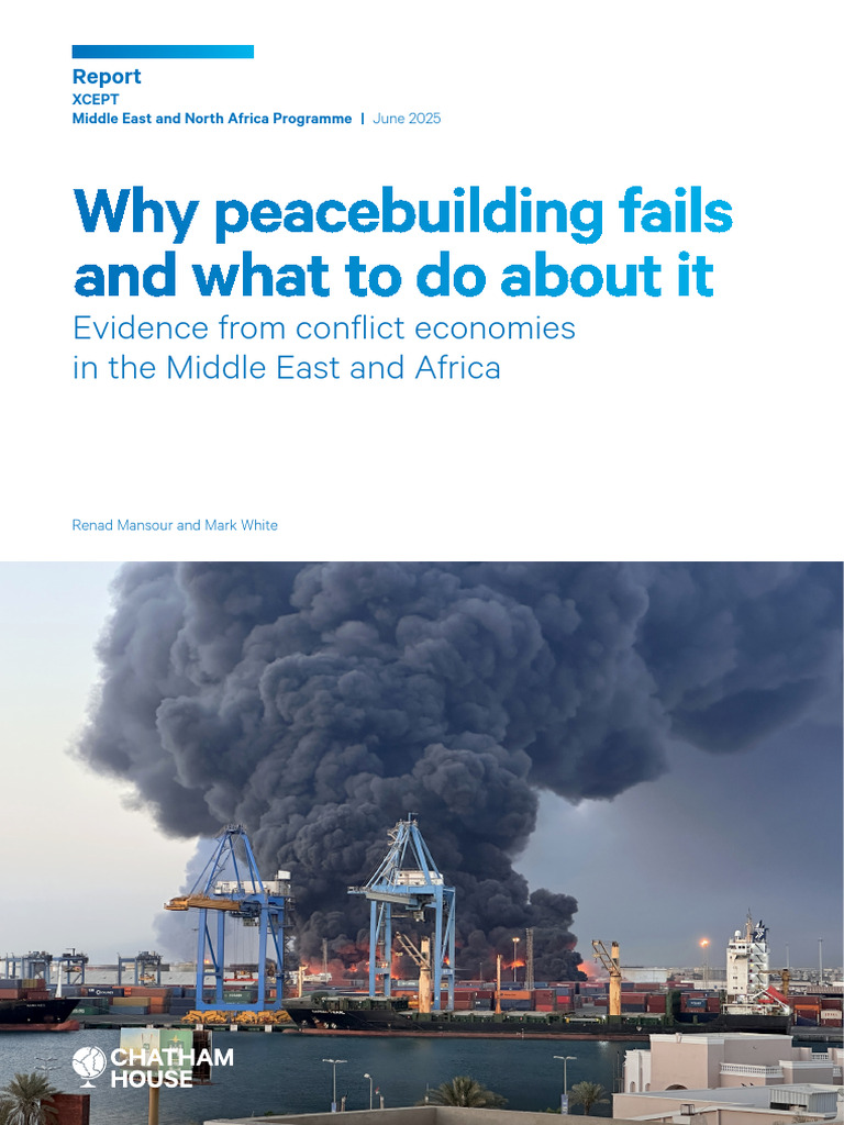 Why Peacebuilding Fails in Conflicts | PDF | Peacebuilding | Policy