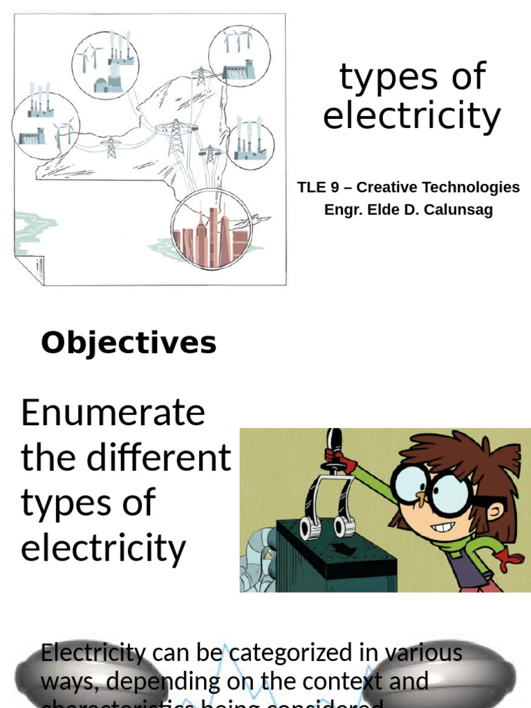 Types and Sources of Electricity Explained | PDF | Electrical Conductor ...