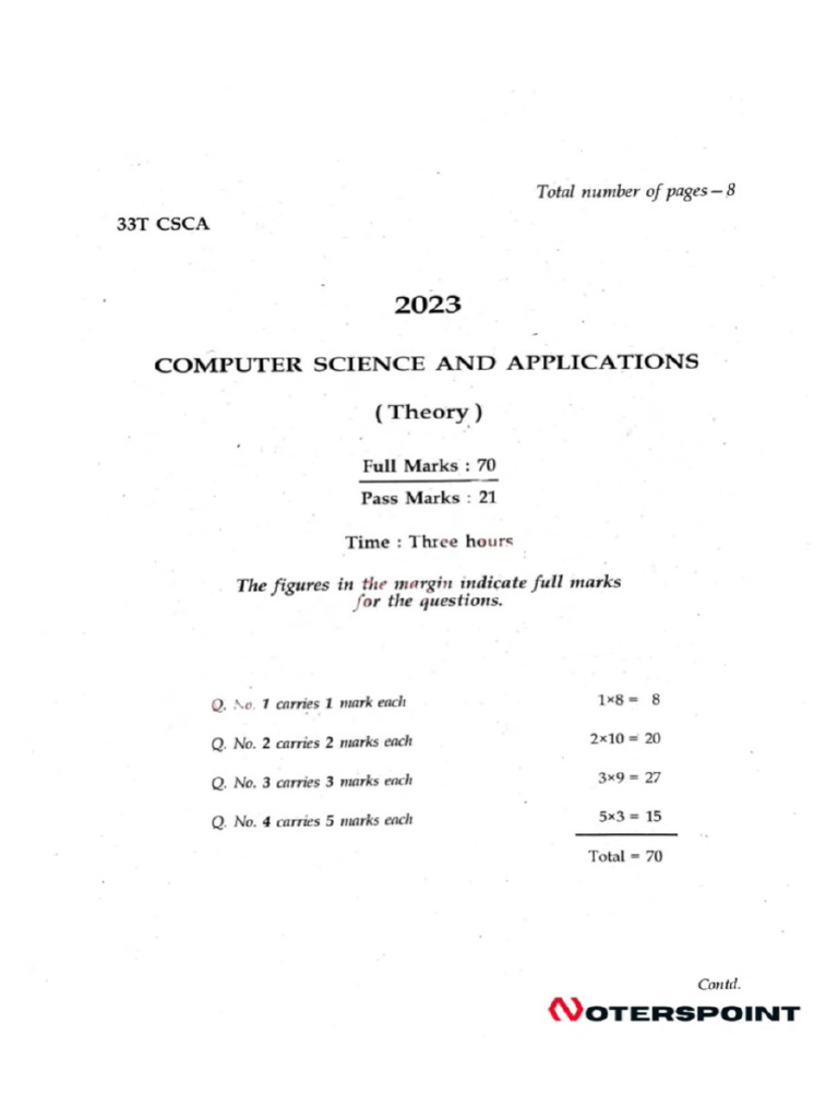 Csca 2023 | PDF
