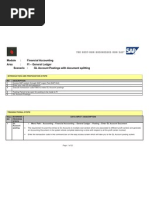 SAP FB50: GL Posting With Document Splitting