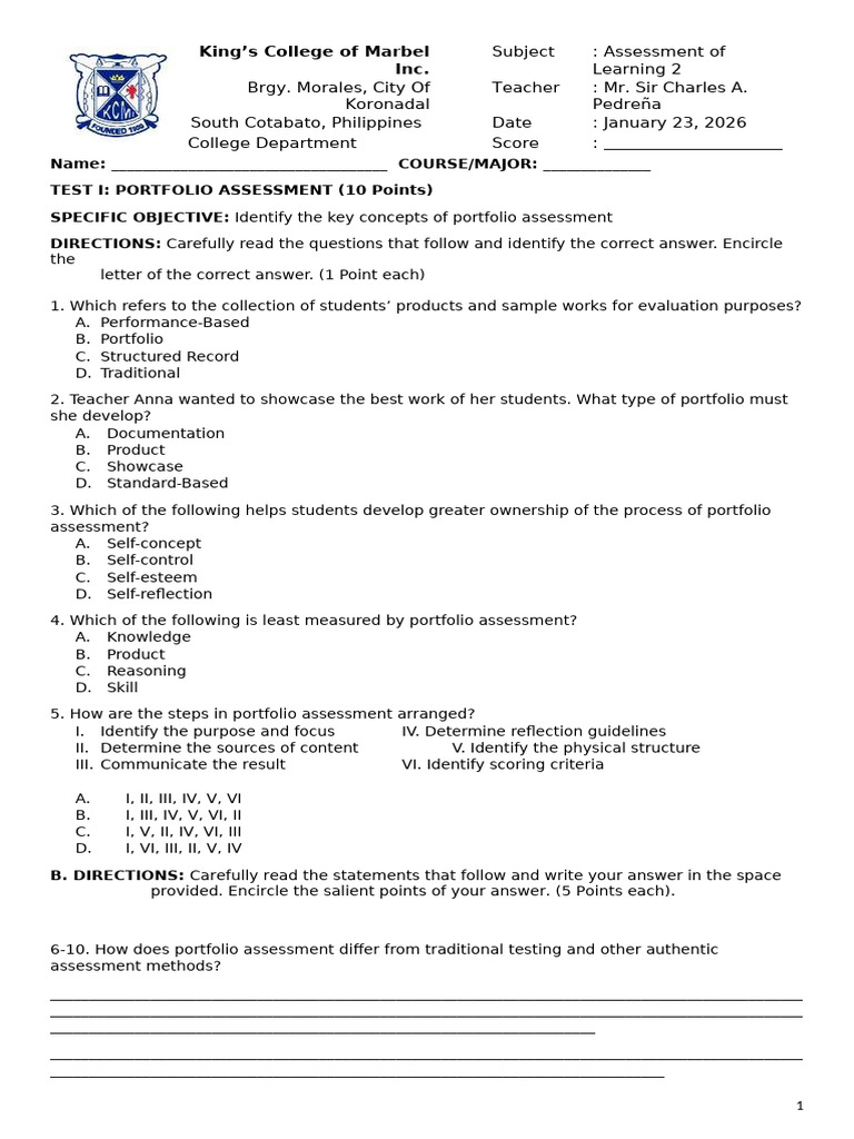 College Midterm | PDF