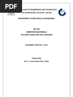 Download Composite Materials - 2 Marks - All 5 Units by Mohan PrasadM SN98724000 doc pdf