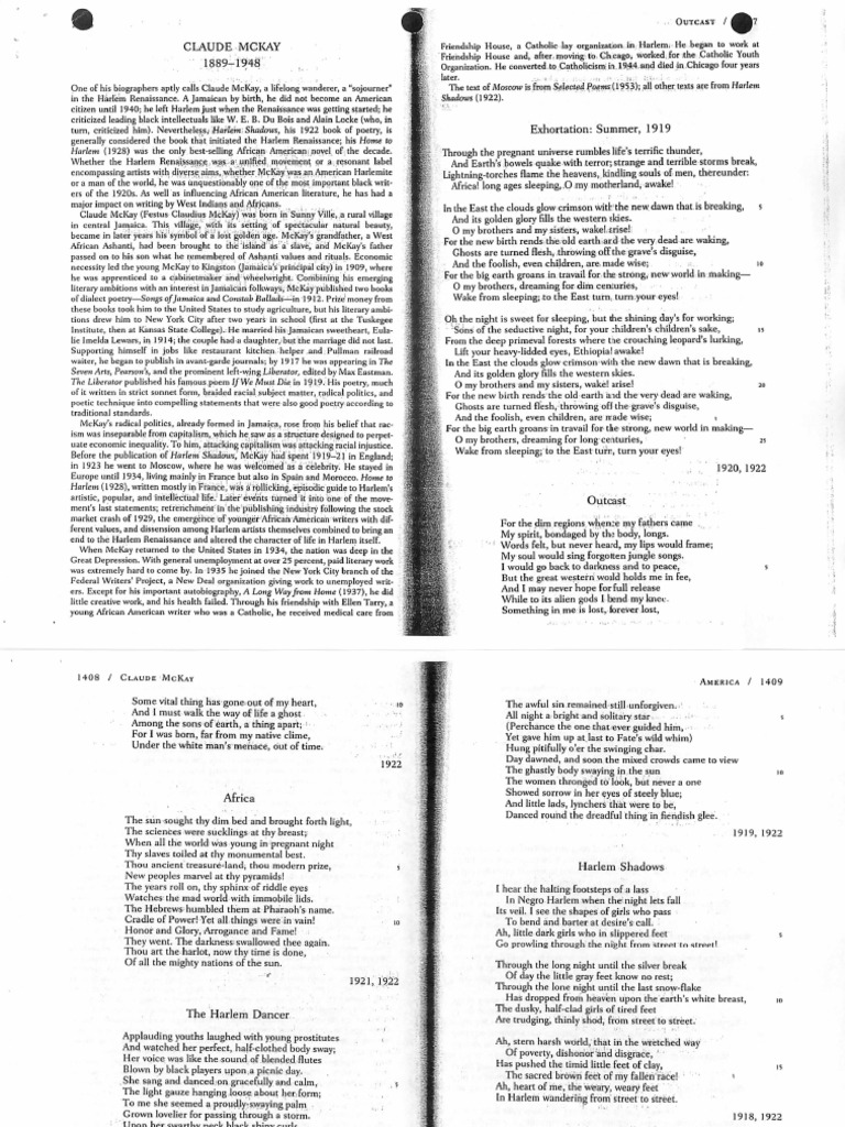 Harlem Renaissance | PDF | Harlem Renaissance