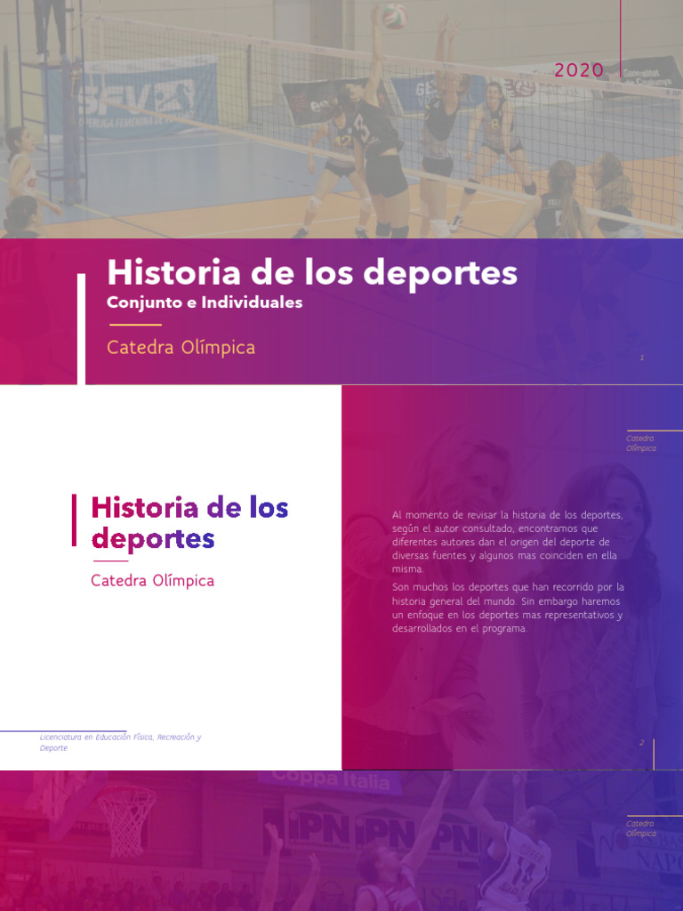 Historia de los deportes individuales | PDF | Gimnasia | Deporte del ...