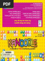 Kanoodle Level 6 Puzzle Instructions | PDF