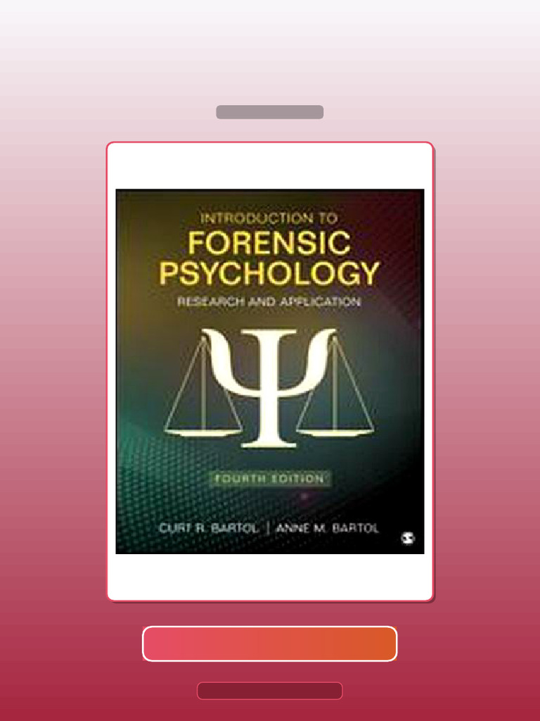 ForIntroduction to Forensic Psychology Research and Application 4E ...
