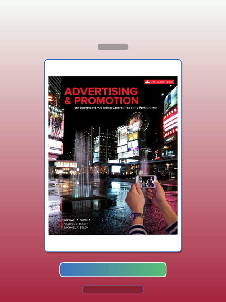 Advertising Promotion an Integrated Marketing Communicatios Perspective ...