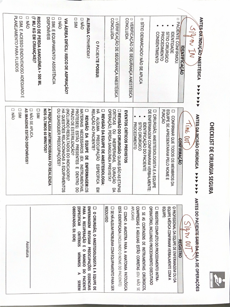 Check List CC | PDF