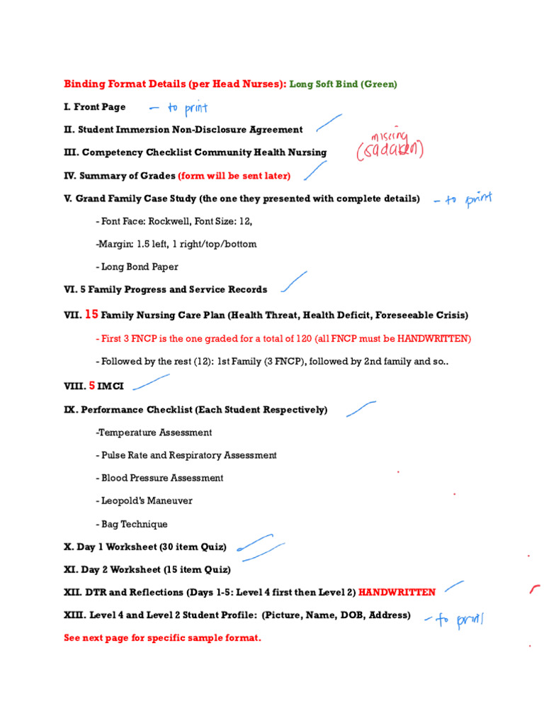 CHN 1 Binding Format (Cluster 1) | PDF