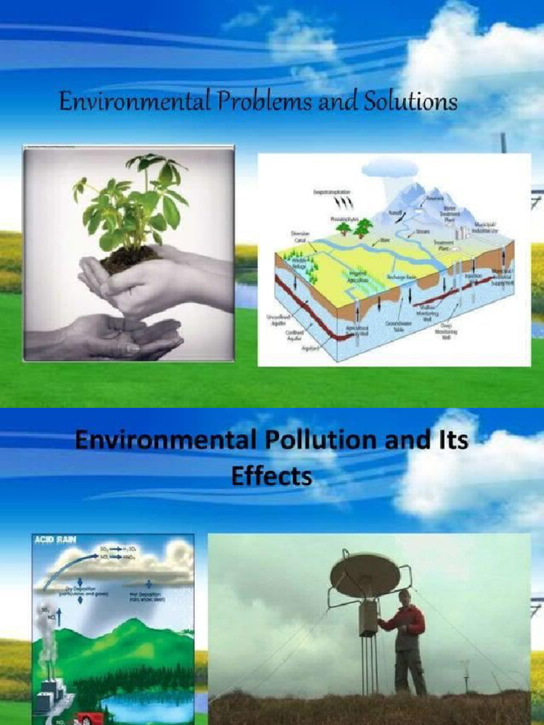 Environmental Problems and Solutions | PDF